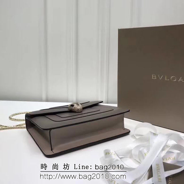 BVLGARI寶格麗 專櫃新款 蛇頭扣環 單層蛇頭包 鏈條單肩斜挎包 B283558 FYD1309